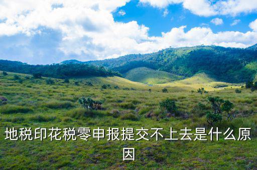 為什么印花稅申報(bào)失敗，地稅印花稅零申報(bào)提交不上去是什么原因