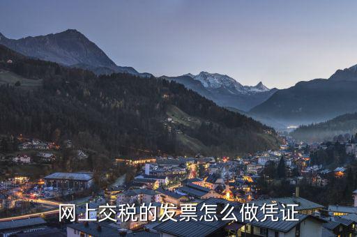 網上交稅的發(fā)票怎么做憑證