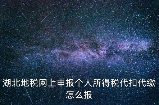 湖北地稅如何網(wǎng)上申報(bào)，湖北省地稅新的報(bào)稅系統(tǒng)里核定的公司稅種在申報(bào)表里面沒有看