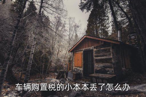 購置稅本丟失如何補(bǔ)辦，車輛購置稅完稅證明本丟了怎么補(bǔ)辦