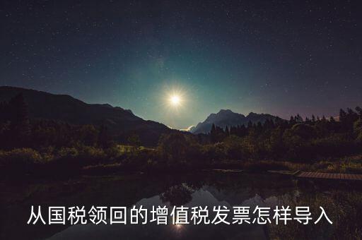 發(fā)票如何導(dǎo)入，從國(guó)稅領(lǐng)回的增值稅發(fā)票怎樣導(dǎo)入