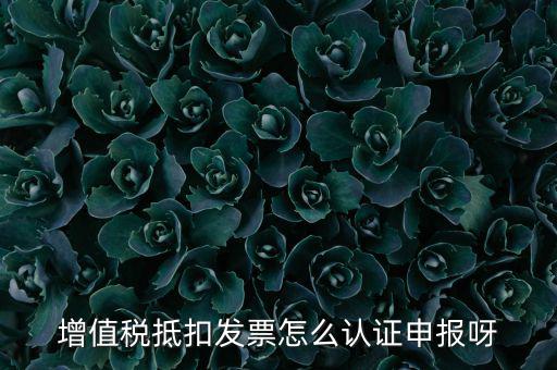如何認(rèn)證抵扣發(fā)票，增值稅抵扣發(fā)票怎么認(rèn)證申報(bào)呀