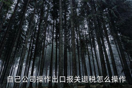 如何根據(jù)報關(guān)單退稅，報關(guān)到退稅的流程是怎樣的
