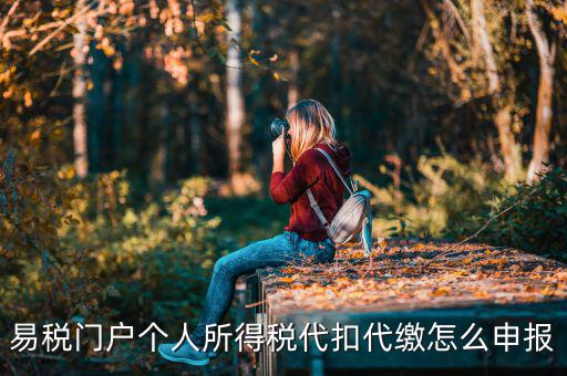代扣個(gè)人所得稅如何申報(bào)，易稅門戶個(gè)人所得稅代扣代繳怎么申報(bào)