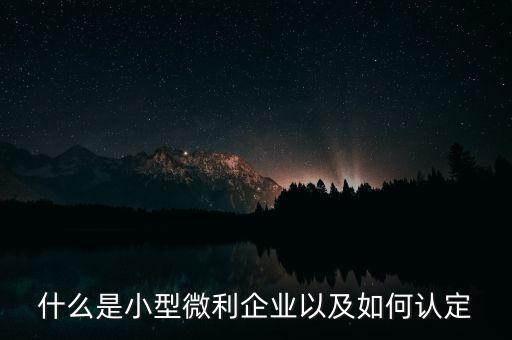 如何申請(qǐng)小微企業(yè)認(rèn)證，怎么申請(qǐng)辦理小微企業(yè)