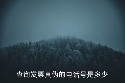電話如何查詢發(fā)票真?zhèn)尾樵?，查詢發(fā)票真?zhèn)蔚碾娫捥柺嵌嗌?/></a></span><span id=