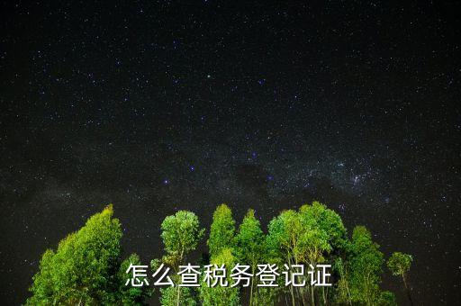 如何查詢企業(yè)稅務(wù)登記證號(hào)，公司的稅務(wù)登記證號(hào)怎么查詢