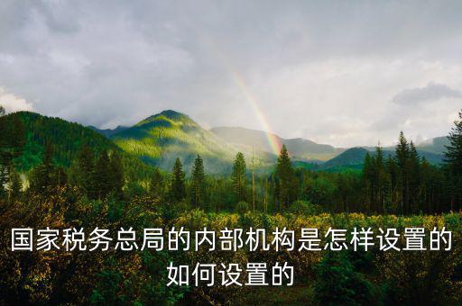 市稅務(wù)局如何設(shè)立區(qū)稅務(wù)機構(gòu)，稅務(wù)部門的部門設(shè)置