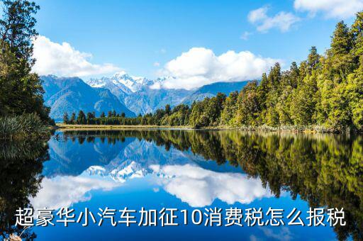 豪華車消費稅如何繳納，汽車消費稅和購置稅