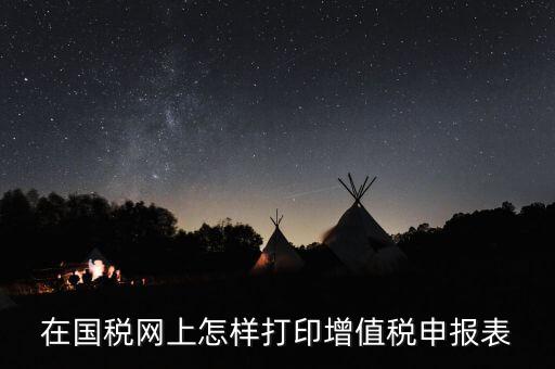 陜西國稅局網(wǎng)頁版如何查詢打印，在國稅網(wǎng)上怎樣打印增值稅申報(bào)表