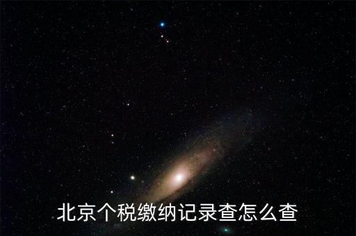 北京如何查詢個稅繳費(fèi)記錄查詢密碼，北京個稅繳納記錄查怎么查