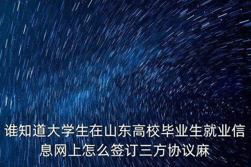 如何網(wǎng)上簽三方協(xié)議，網(wǎng)上簽三方協(xié)議的問題
