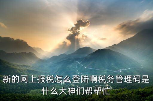首次申報(bào)如何登陸國稅申報(bào)系統(tǒng)，首次網(wǎng)上申報(bào)國稅的流程