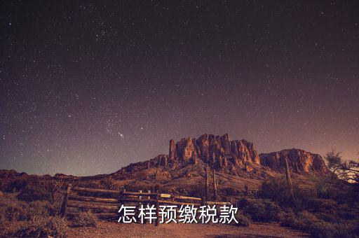在電子稅務(wù)局網(wǎng)上如何預(yù)繳稅款，具體網(wǎng)上繳納稅款流程