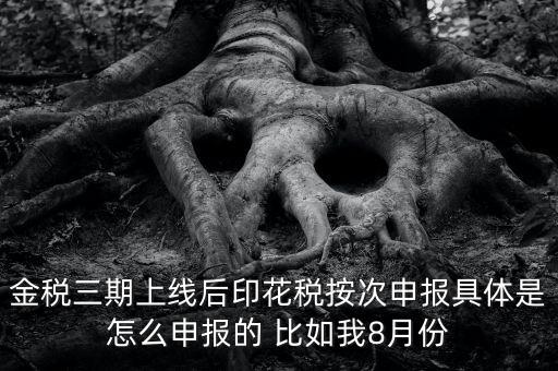 金稅三期如何填報(bào)印花稅表，印花稅申報(bào)報(bào)表要怎么填啊