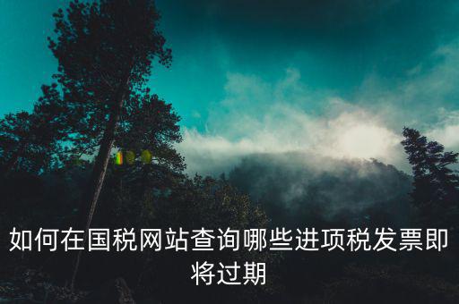 稅務(wù)局如何查進項票，營改增了如何抵扣呢怎么去查詢發(fā)票進項信息