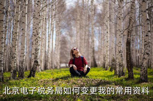如何在北京納稅人網(wǎng)變更信息，北京電子稅務(wù)局如何變更我的常用資料