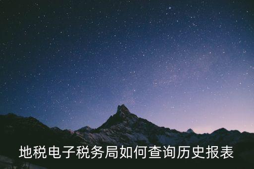 浙江地稅歷史報(bào)表如何查詢，怎么查到網(wǎng)上報(bào)稅的歷史記錄