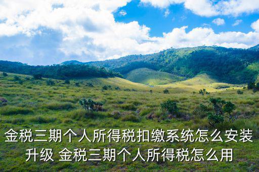金稅三期如何系統(tǒng)升級(jí)，金稅三期納稅人網(wǎng)上報(bào)稅系統(tǒng)怎么升級(jí)