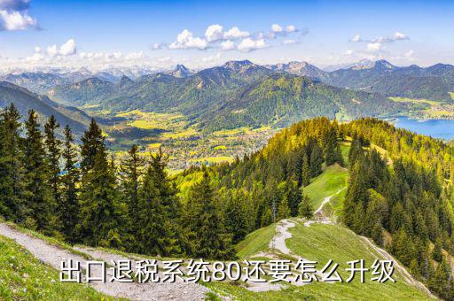 生產(chǎn)企業(yè)出口退稅系統(tǒng)如何升級(jí)，出口退稅系統(tǒng)80還要怎么升級(jí)