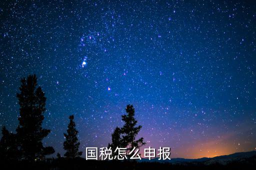 北京國稅如何登陸申報，國稅如何網(wǎng)上零申報 具體步驟有五個