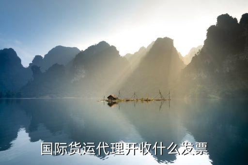 代理貨運(yùn)開票選項(xiàng)如何選擇，國際貨運(yùn)代理開收什么發(fā)票