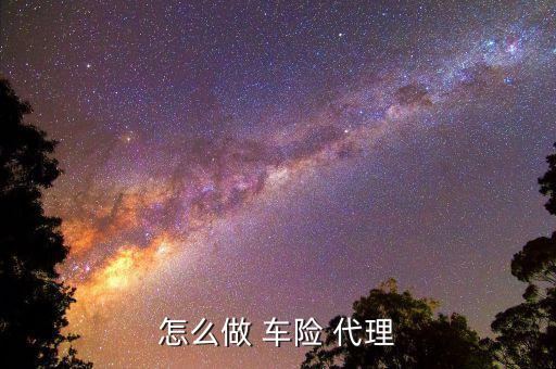 代理車(chē)險(xiǎn)怎么做,車(chē)險(xiǎn)知多少?