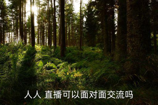 人人直播怎么玩,面對(duì)面交談?dòng)兄鷾贤o需言語(yǔ)