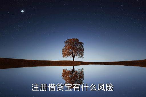借貸寶有什么風險，注冊借貸寶有什么風險