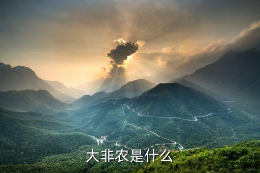 大非農(nóng)是什么，什么是非農(nóng)行情大非農(nóng)又是什么意思
