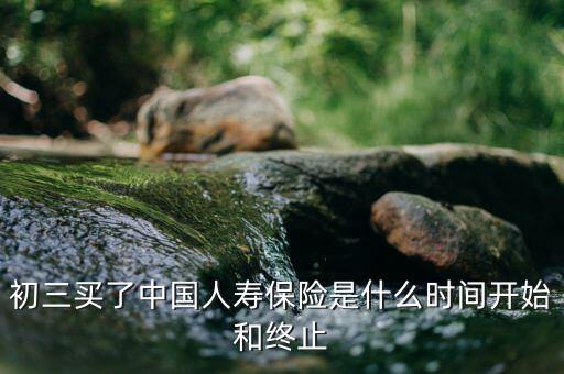 保險在什么時候會終止，初三買了中國人壽保險是什么時間開始和終止