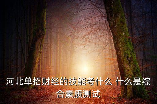 財經(jīng)素養(yǎng)考什么，春季高考財經(jīng)基礎(chǔ)理論和專業(yè)基礎(chǔ)技能考什么