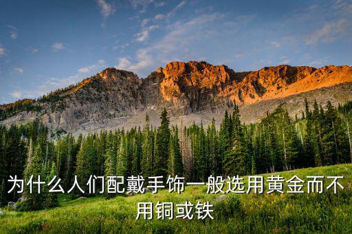 為什么儲備黃金而不是銅呢，為什么國家的外匯儲備是黃金而不是比黃金價值很高的鉆石或者其
