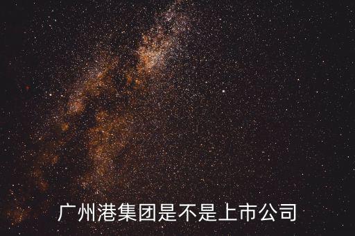 廣州港集團(tuán)什么時(shí)候上市，廣州港集團(tuán)是不是上市公司