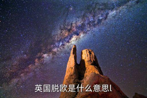 英國公投什么意思，英國脫歐是什么意思l