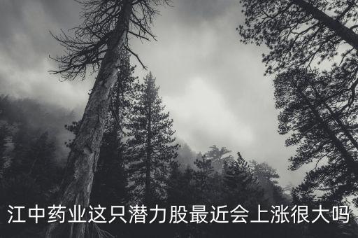 江中藥業(yè)什么時(shí)候漲，江中藥業(yè)這只潛力股最近會(huì)上漲很大嗎