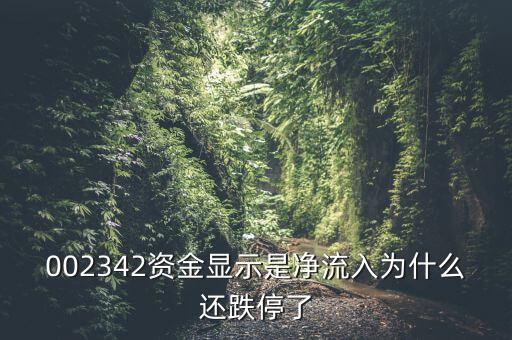 資金凈流入為什么還跌停，資金凈流入怎么還跌停了
