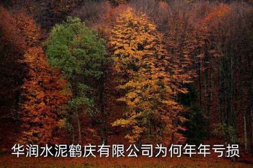 水泥行業(yè)為什么虧損，華潤(rùn)水泥鶴慶有限公司為何年年虧損