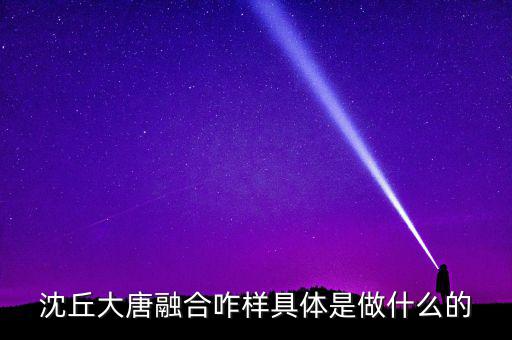 大唐融合是干什么的，沈丘大唐融合咋樣具體是做什么的