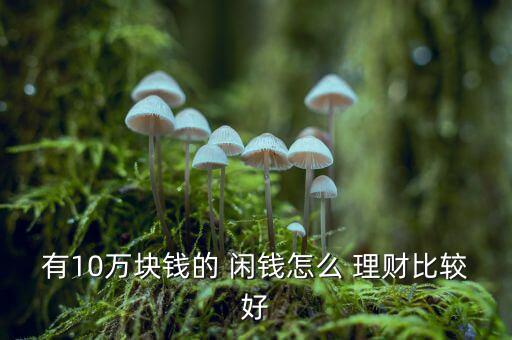 有10萬(wàn)閑錢(qián)怎么理財(cái),5萬(wàn)元理財(cái)目標(biāo)明確可投資什么理財(cái)?