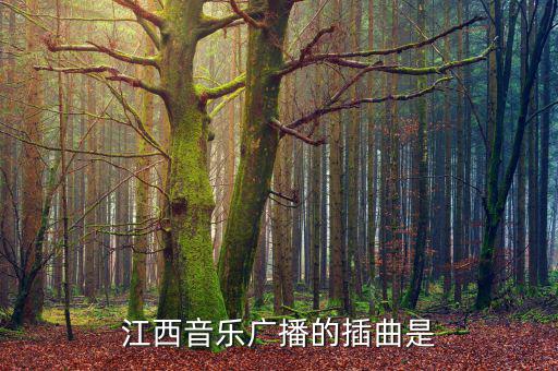 江西高速之歌是什么，江西音樂廣播的插曲是