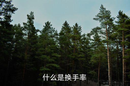 換手率說(shuō)明什么，什么是換手率