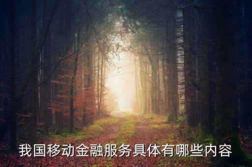 金融服務包括什么，銀行金融服務 主要指哪些事