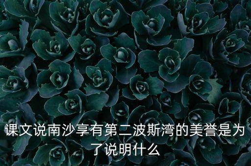南海為什么石油豐富，南海和北海共同擁有的優(yōu)勢(shì)礦產(chǎn)資源是