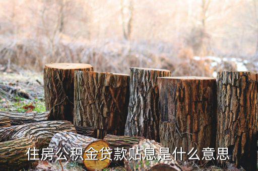 政采貸什么意思，住房公積金貸款貼息是什么意思