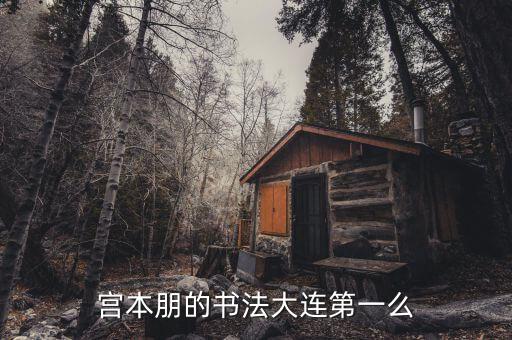 80后書法家叫什么，宮本朋的書法大連第一么