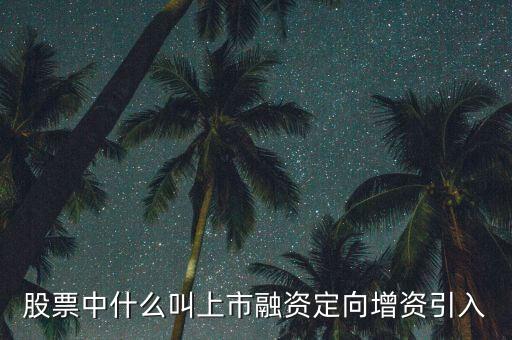 什么是定向資產(chǎn)增持，什么叫定向增持