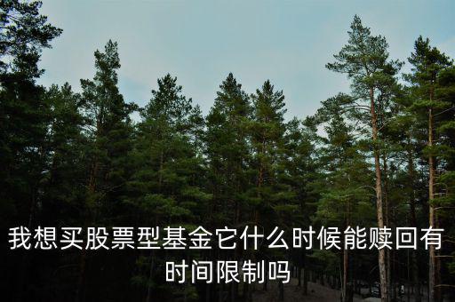 基金什么時(shí)候不能轉(zhuǎn)換，我想買(mǎi)股票型基金它什么時(shí)候能贖回有時(shí)間限制嗎