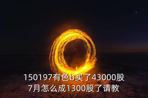 有色b150197是什么股票，有色b基金150197跟a股的區(qū)別