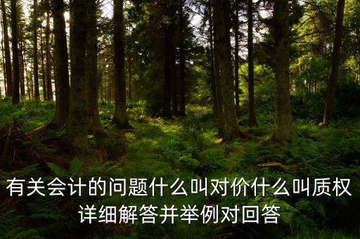什么是過去的對(duì)價(jià)，什么是對(duì)價(jià)制度